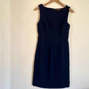 Tory Burch Wool blend Sleeveless Dress in Navy